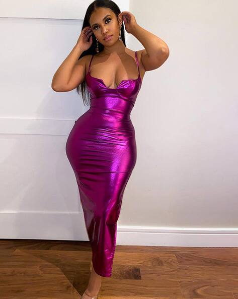Buy Lulu & Sky Women glitter bodycon dress Online | Ajio.com