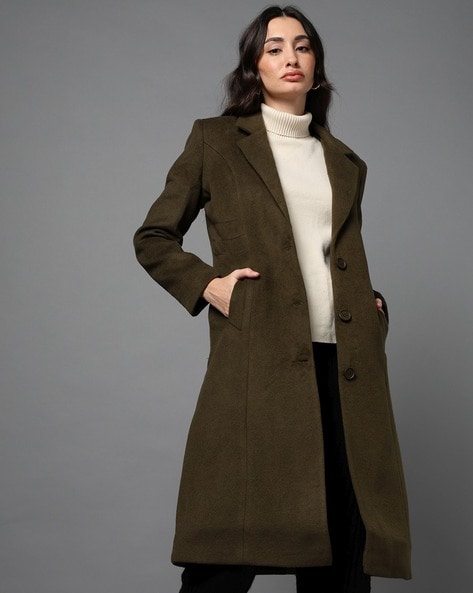 Women Single-Breasted Trench Coat