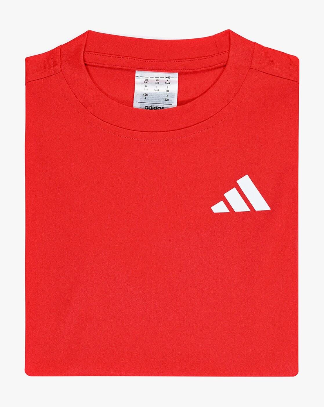 Buy Adidas Kids Boys Regular Fit Crew-Neck T-Shirt with Logo Print