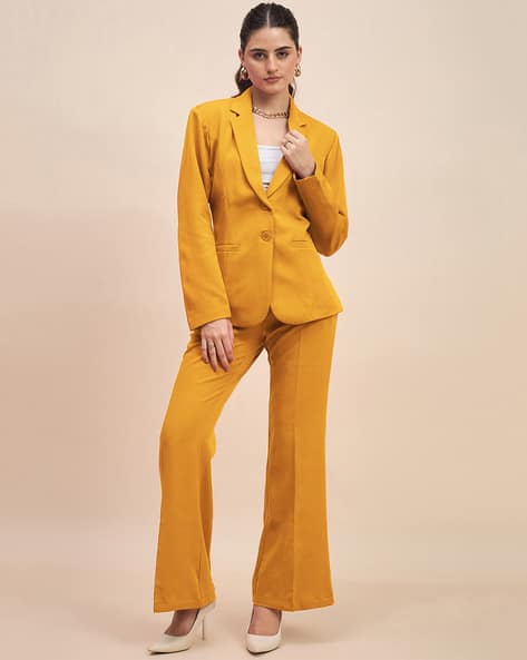 Buy Mustard Suit Sets for Women by BRINNS Online
