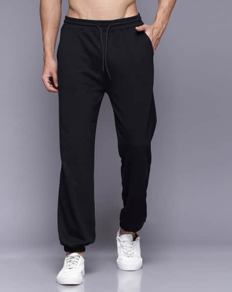 Buy Black Track Pants for Men by Flynoff Online