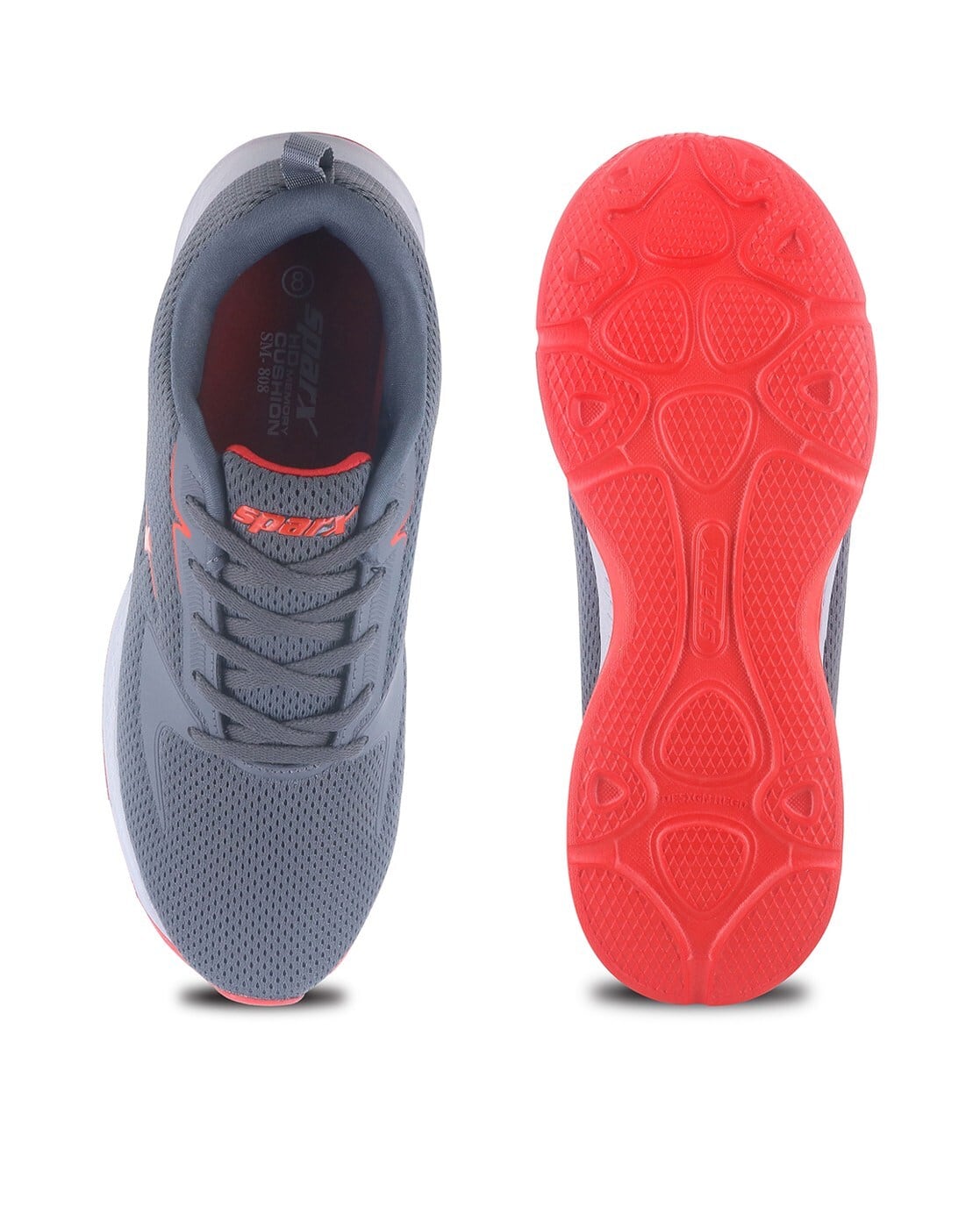 Sm 808 Sparx Shoes Grey Colour Buy Grey Sports Shoes For Men