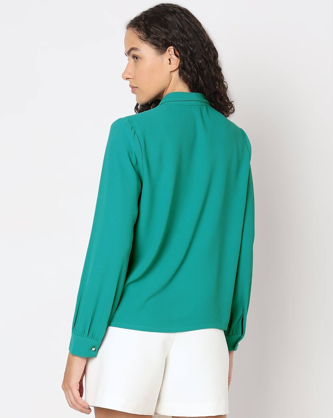 Buy Sea Green Tops for Women by Vero Moda Online | Ajio.com