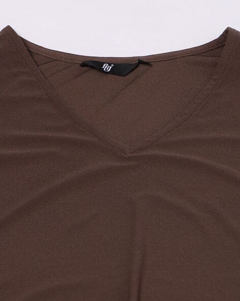 Women Relaxed Fit V-Neck T-Shirt