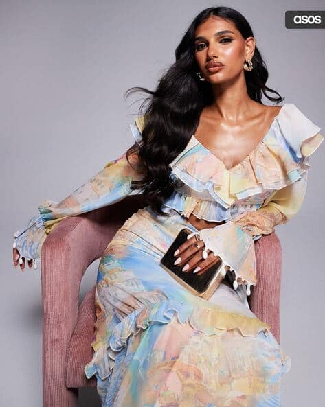 asos ruffle top