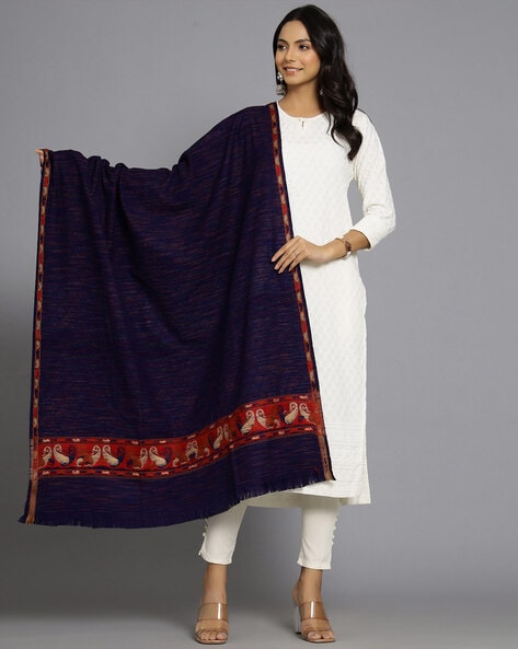 Women Geometric Shawl Price in India