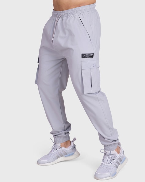 Buy Charcoal Track Pants for Men by FUAARK Online Ajio