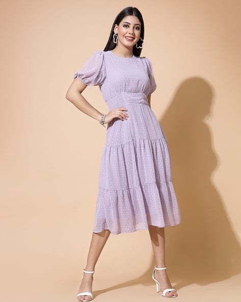sachin and babi light blue dress Purple Holiday Dresses
