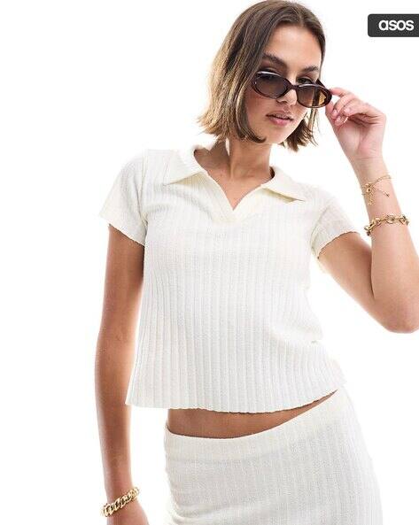 asos ribbed top