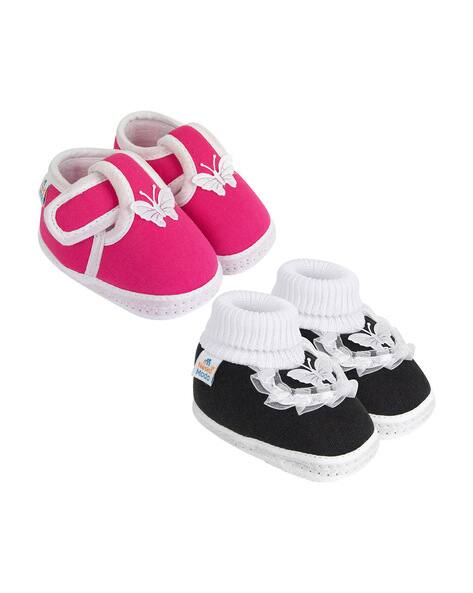 Neska Moda Pack of 2 Boys Regular Fit Slip-On Booties
