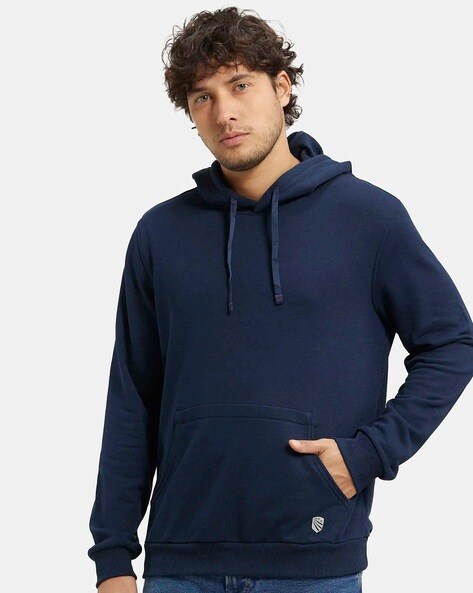 Combed cotton hoodie outlet