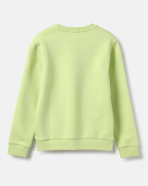 Buy Green Sweatshirts Hoodie for Girls by UNITED COLORS OF