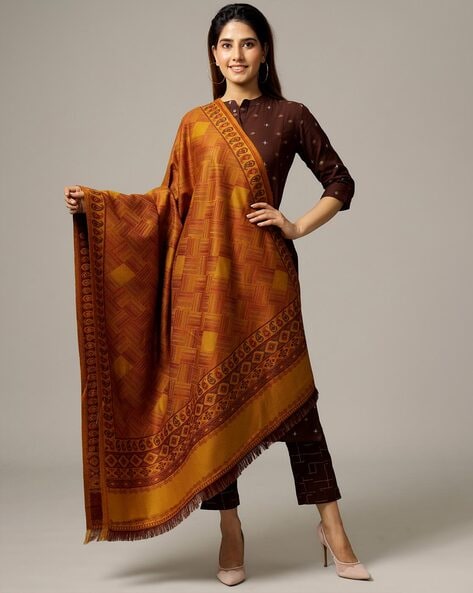 Women Herringbone Shawl Price in India