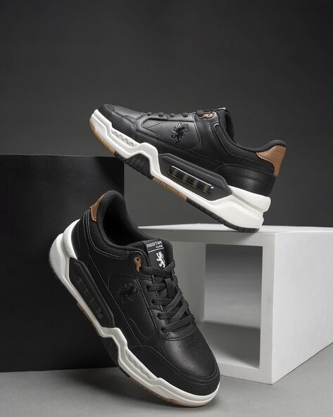 Men Black Lifestyle Sneakers