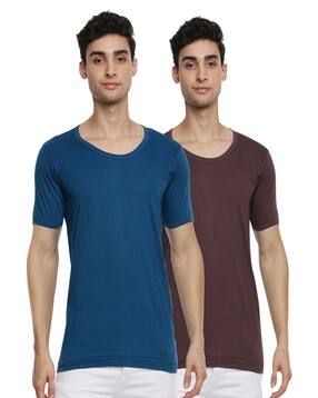 regular fit pack of 2 vests
