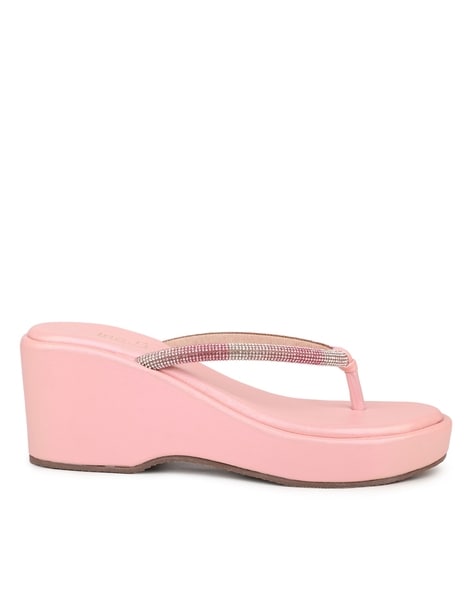 Inc 5 Women Open-Toe Slip-On Wedges