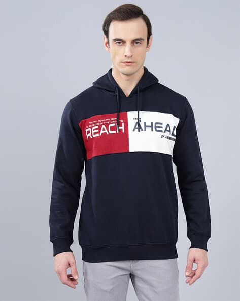 Buy Navy Blue Sweatshirt Hoodies for Men by Cantabil Online