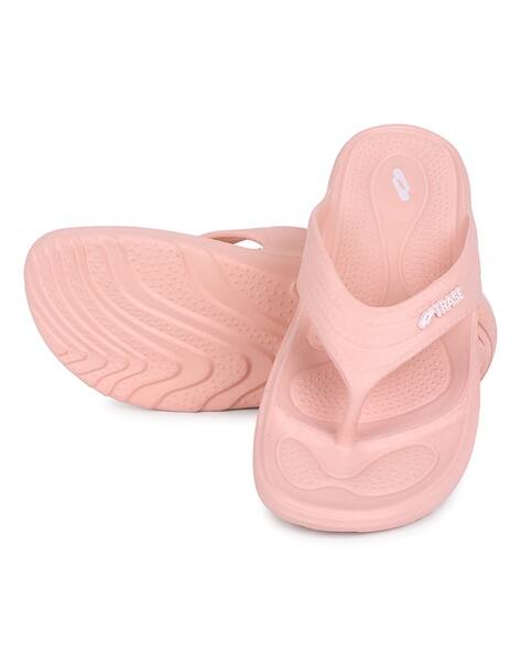 Buy Peach Flip Flop Slippers for Women by TRASE Online