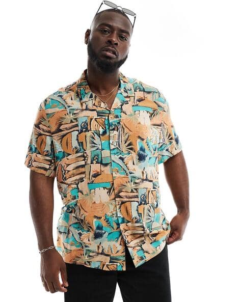 Buy Multicoloured Shirts for Men by ASOS DESIGN Online | Ajio.com