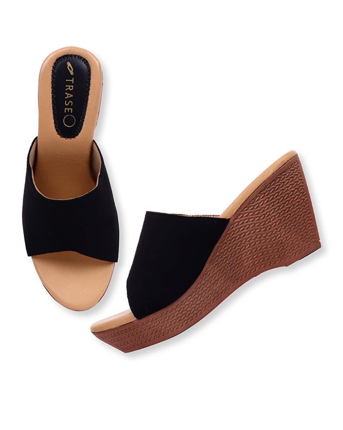 Women Open-Toe Wedge Heeled Sandals