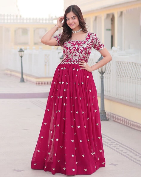 Embroidery Anarkali Kurta Set