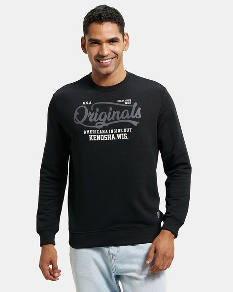 Buy Black Sweatshirt Hoodies for Men by Jockey Online Ajio