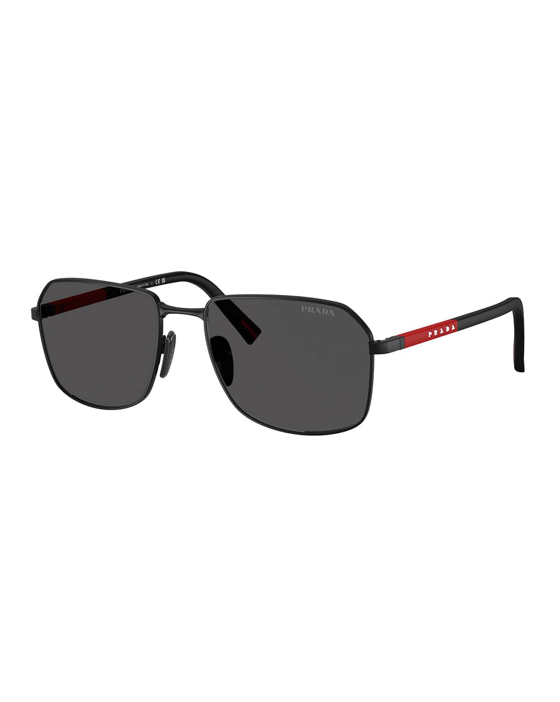 Buy PRADA Men UV Protected Rectangular-Shaped Sunglasses 0PSA51S