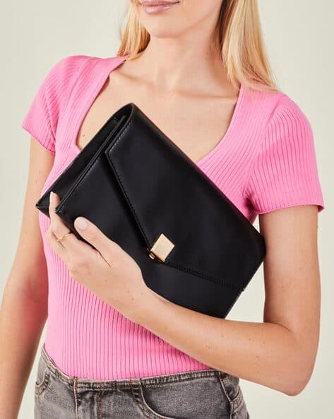 Buy Black Clutches Wristlets for Women by Accessorize London