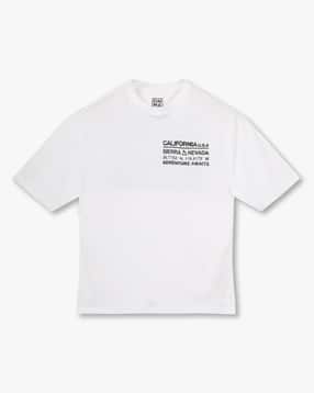 Boys California Print Loose Fit Cotton Crew-Neck T-Shirt-image-43