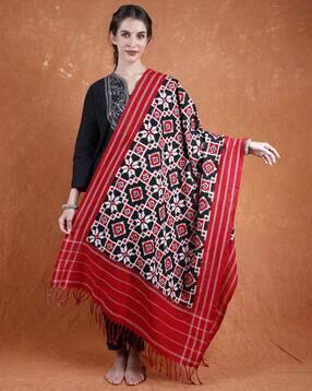 exotic india Women Ikat Dupatta-picture-48