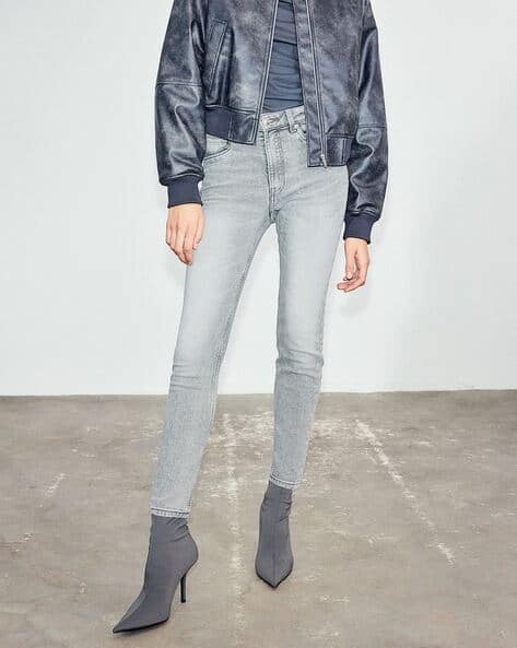 Buy Grey Jeans Jeggings for Women by H&M Online