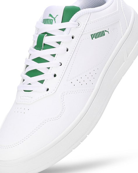 Buy PUMA White-Archive Green Sneakers for Women by Puma Online