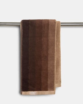 T205 Cotton Terry Ultrasoft and Durable Striped Hand Towel (Pack of 2)