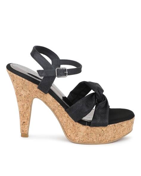INC 5 Women Open-Toe Stilettos with Buckle Closure