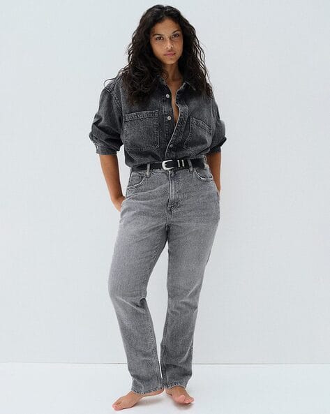 Buy Grey Jeans Jeggings for Women by H&M Online