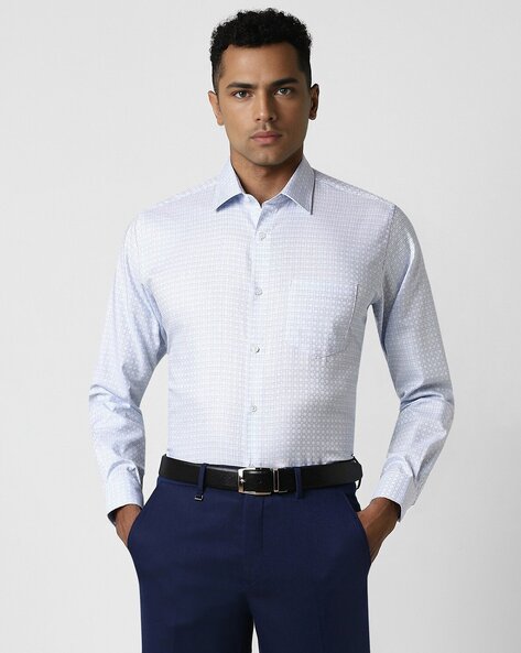 Van Heusen Checks Regular Fit Shirt