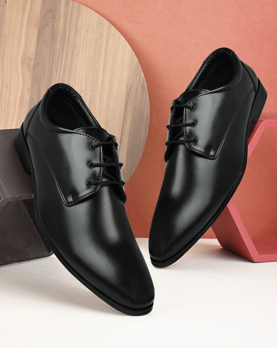 Buy Black Formal Shoes for Men by AJANTA Online