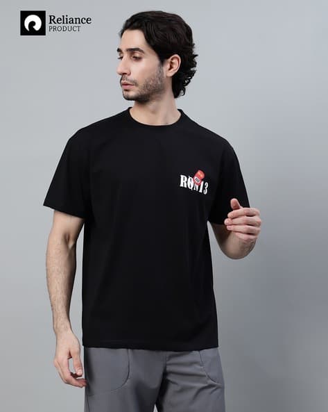 Buy Black Tshirts for Men by BREAKPOINT NXT Online | Ajio.com