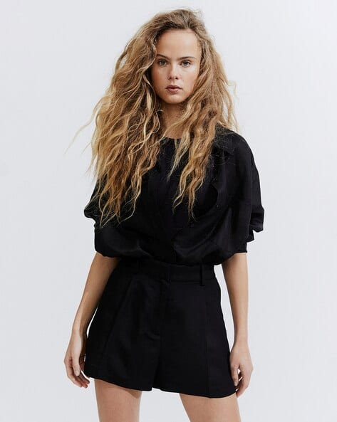 Buy Black Shorts for Women by H&M Online