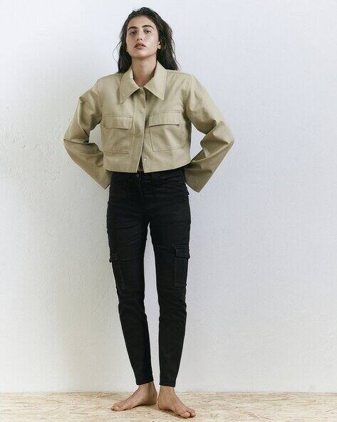 Buy Black Trousers & Pants for Women by H&M Online | Ajio.com