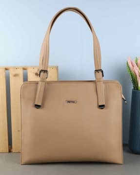 Big size／side gather bag／beige Buy Beige Handbags for Women by Womanix Online | Ajio.com