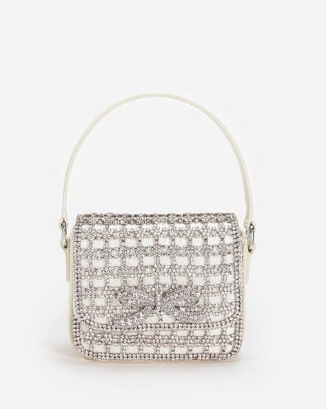 Buy Self Portrait Crystal Micro Embellished Mini Shoulder Bag