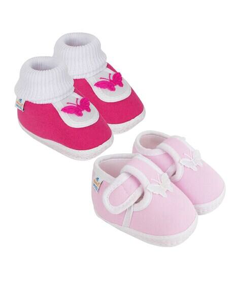 Neska Moda Pack of 2 Boys Regular Fit Slip-On Booties