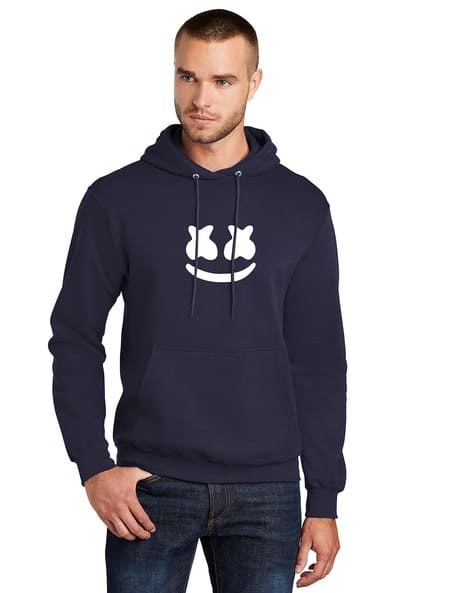 Buy Navy blue Sweatshirt Hoodies for Men by PICPOK Online
