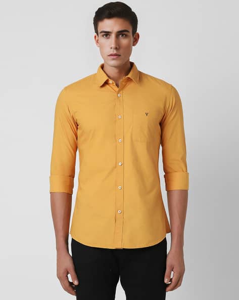 Buy Yellow Shirts for Men by Van Heusen Online