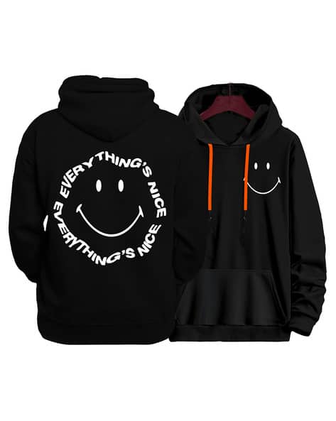 Buy Black Sweatshirt Hoodies for Men by Fashion And Youth Online