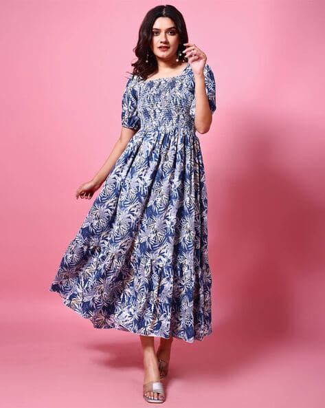 Buy Blue Dresses for Women by Panicia Online | Ajio.com