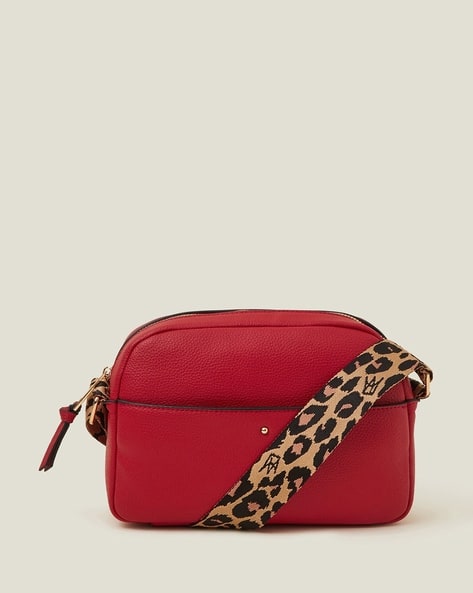 Women Webbing Curved Camera Sling Bag