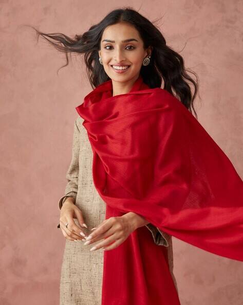 Buy Scarlet Stoles Scarves for Women by Fabindia Online