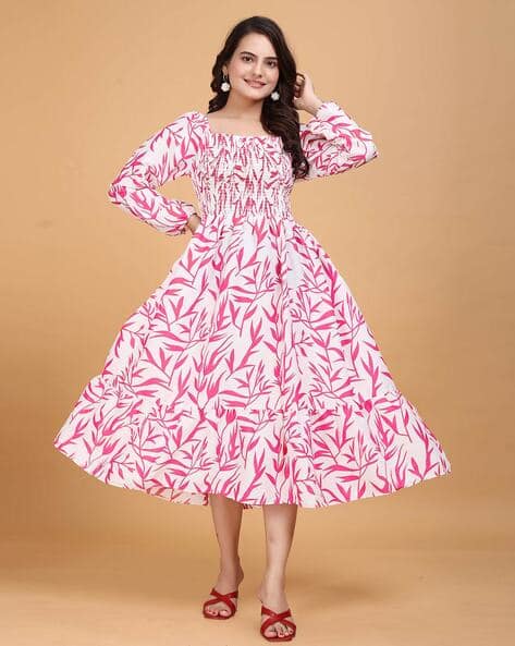 Buy Pink Dresses for Women by SHIVADREAM Online